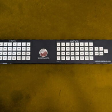 Sierra Video 32x32 Professional Video Router – Broadcast & Live Production Routing Switcher