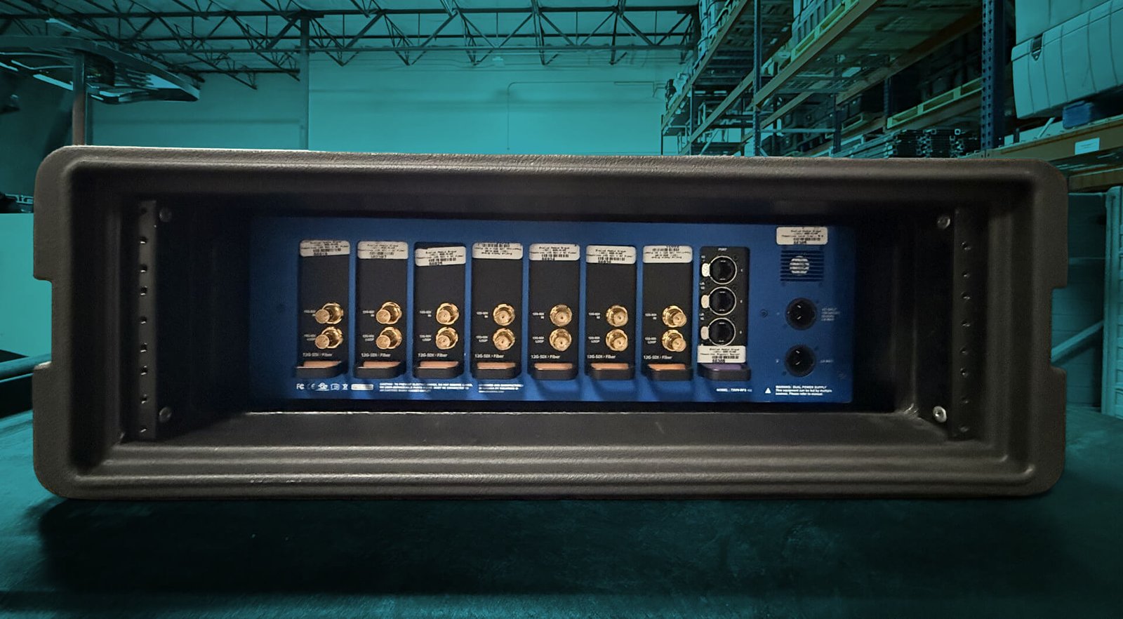 Theatrixx XVVRF8 8-Bay Reversible Frame – Modular Rackmount Converter Chassis