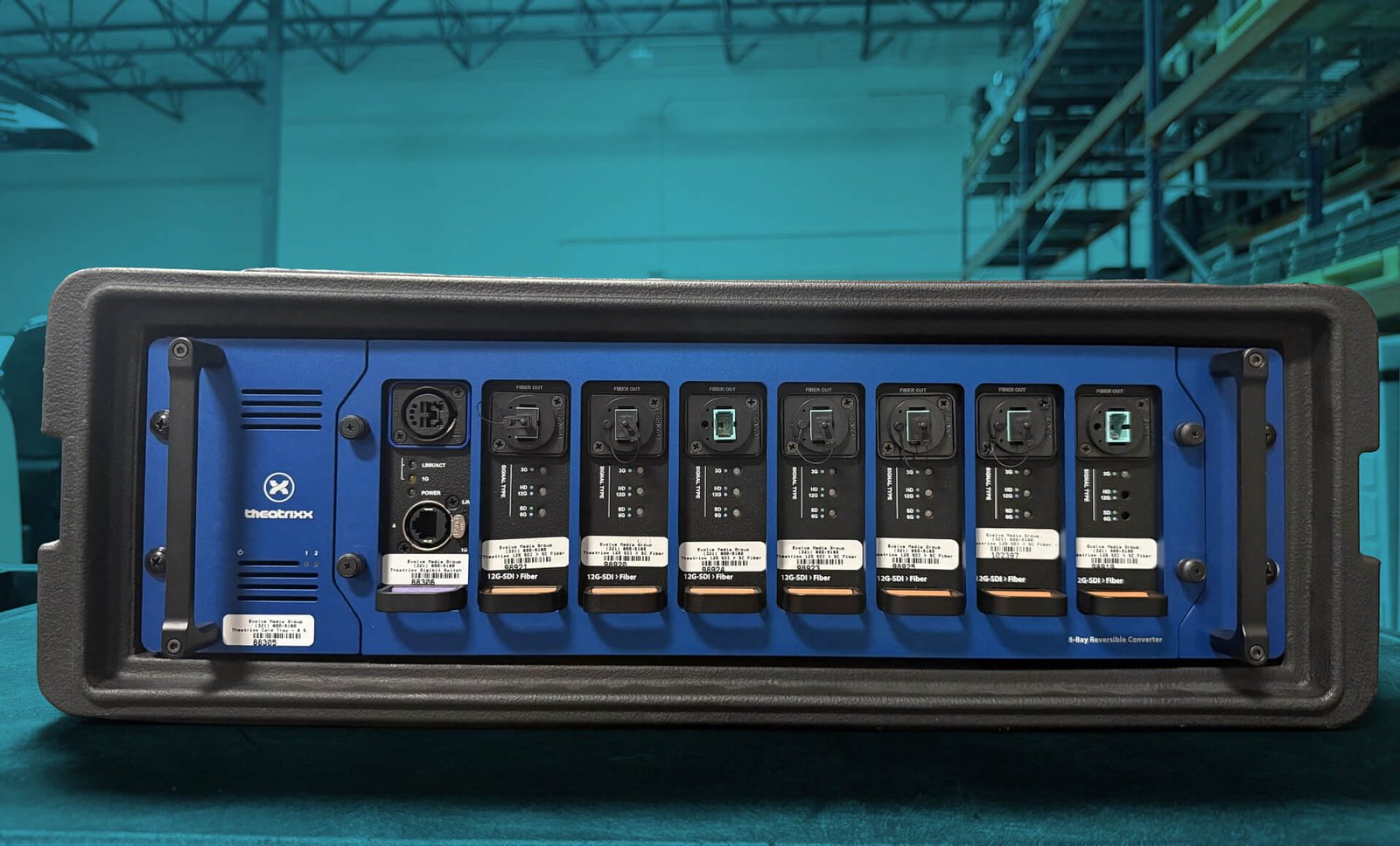 Theatrixx XVVRF8 8-Bay Reversible Frame – Modular Rackmount Converter Chassis - Image 2